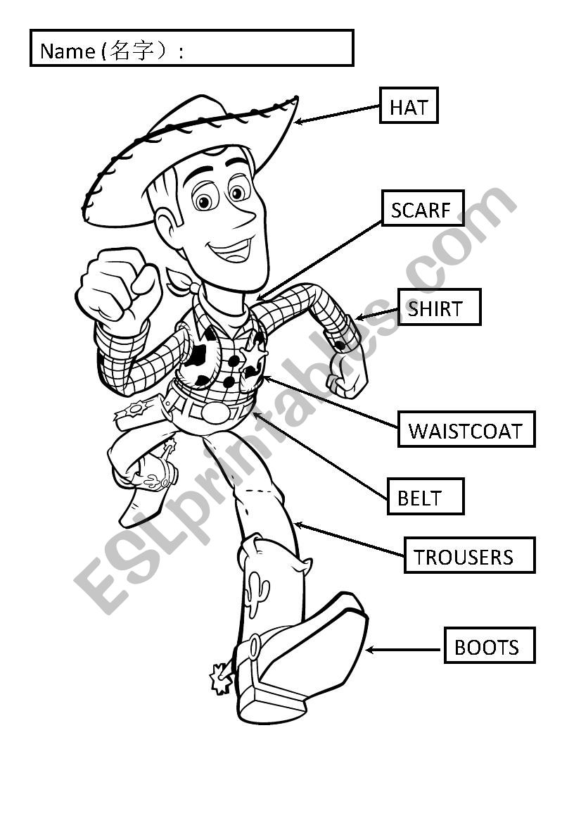 Teaching Clothes worksheet