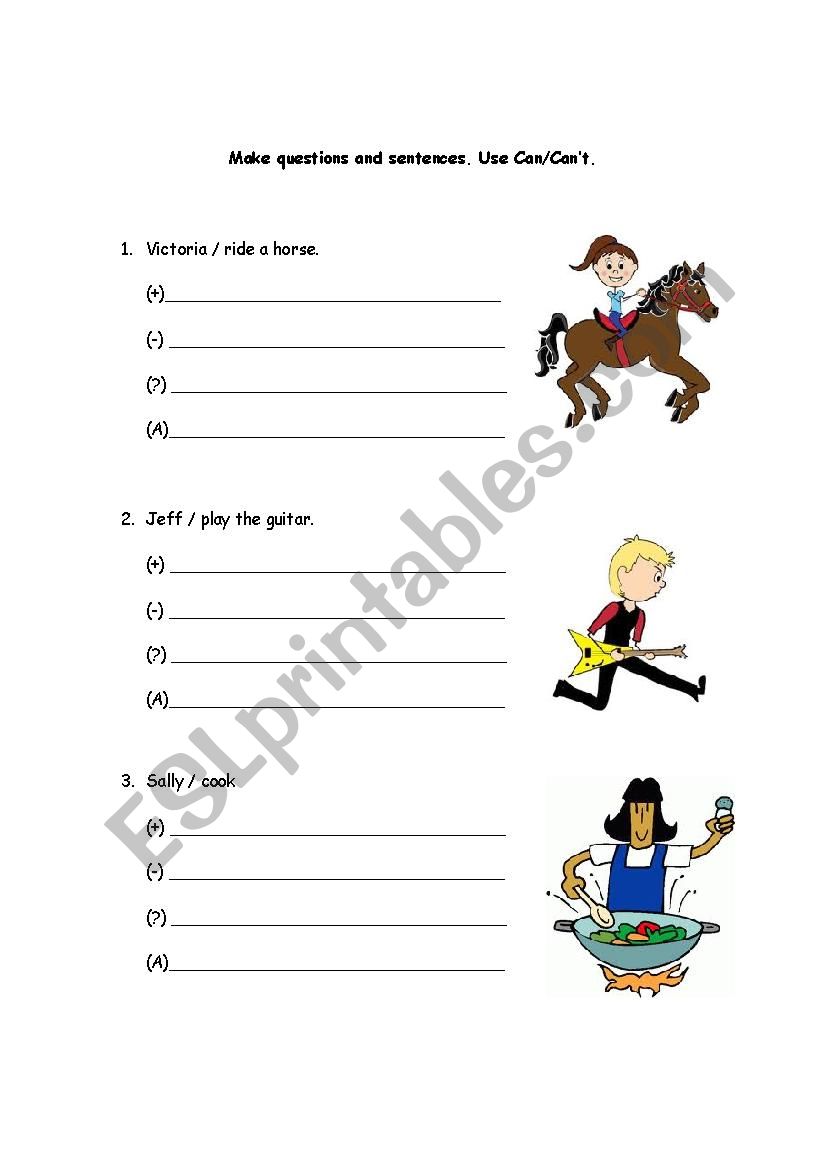 can cant exercise worksheet
