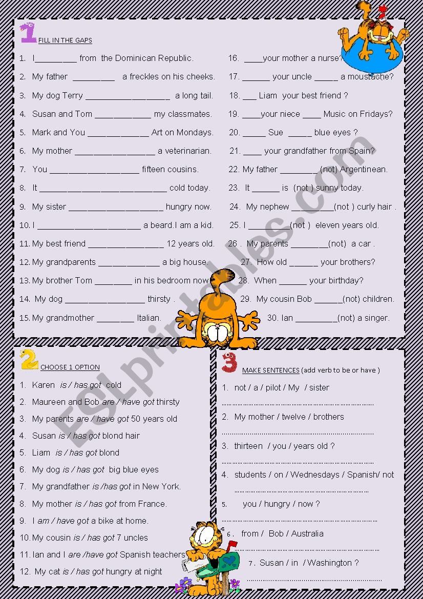 verb to be vs verb to have (part 1 )