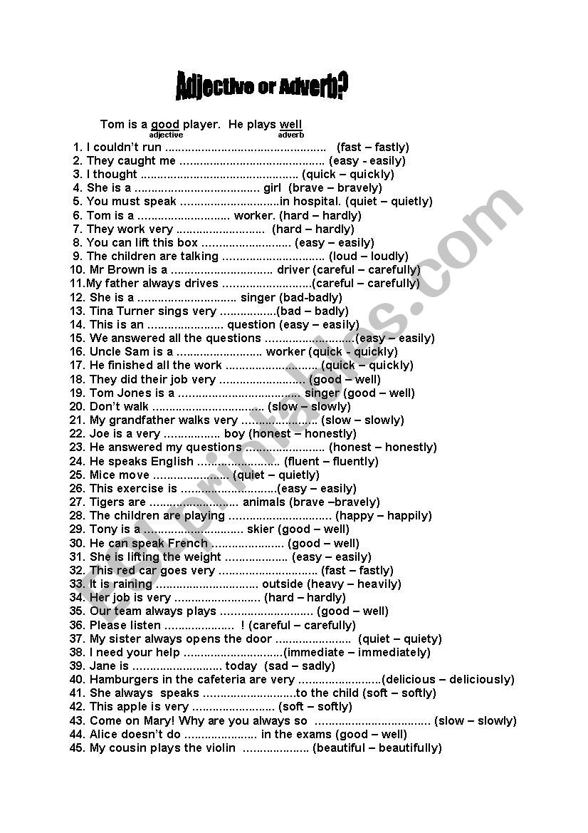 adjectives-adverbs-esl-worksheet-by-mine-nuri