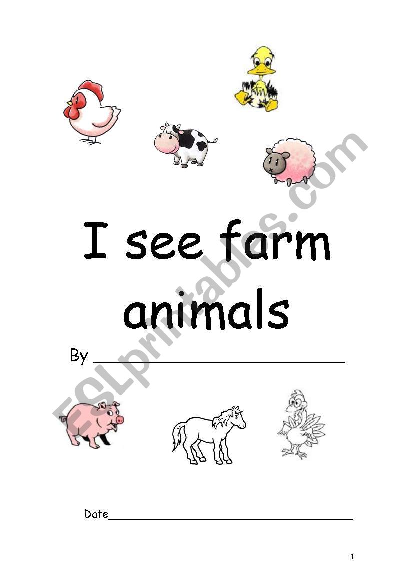 animals book worksheet