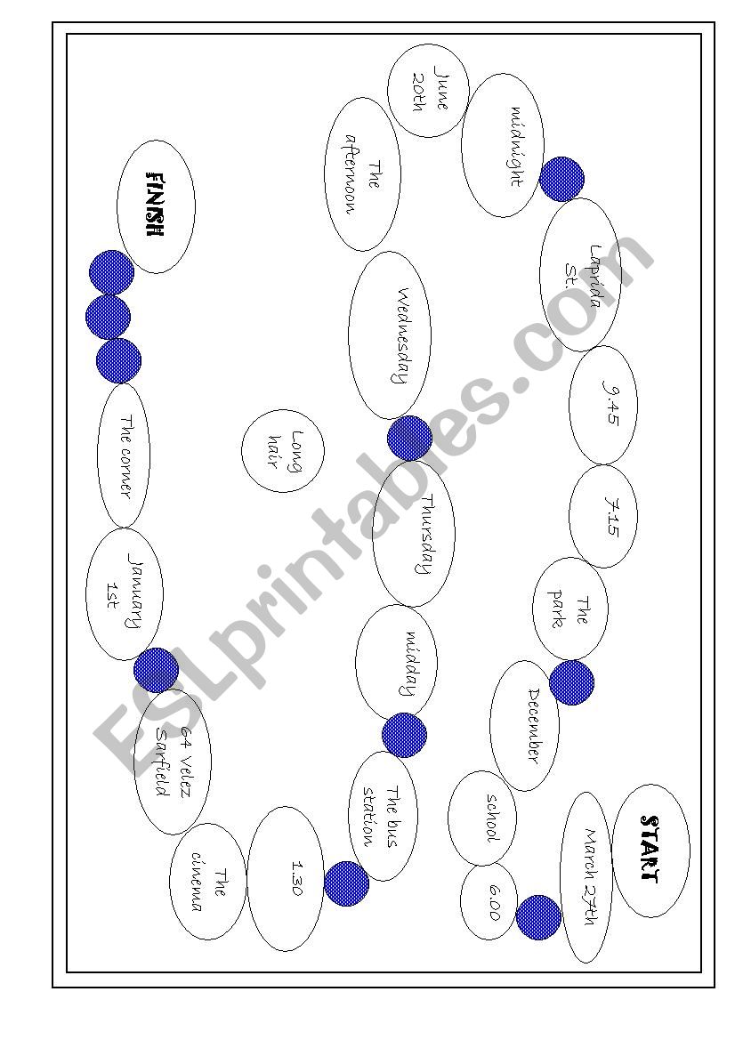 time & place prepositions worksheet