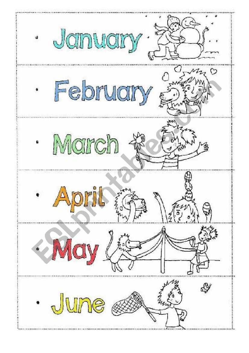 Make your own calendar worksheet