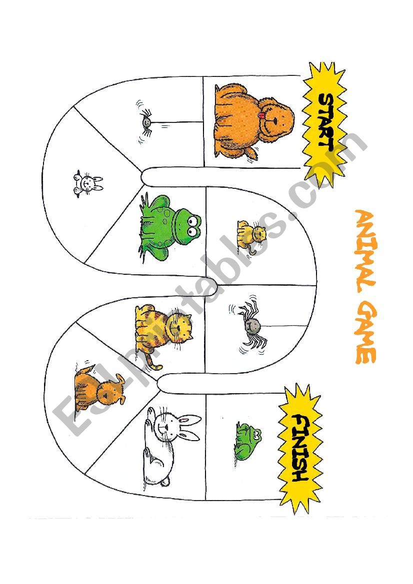 Animal Game worksheet