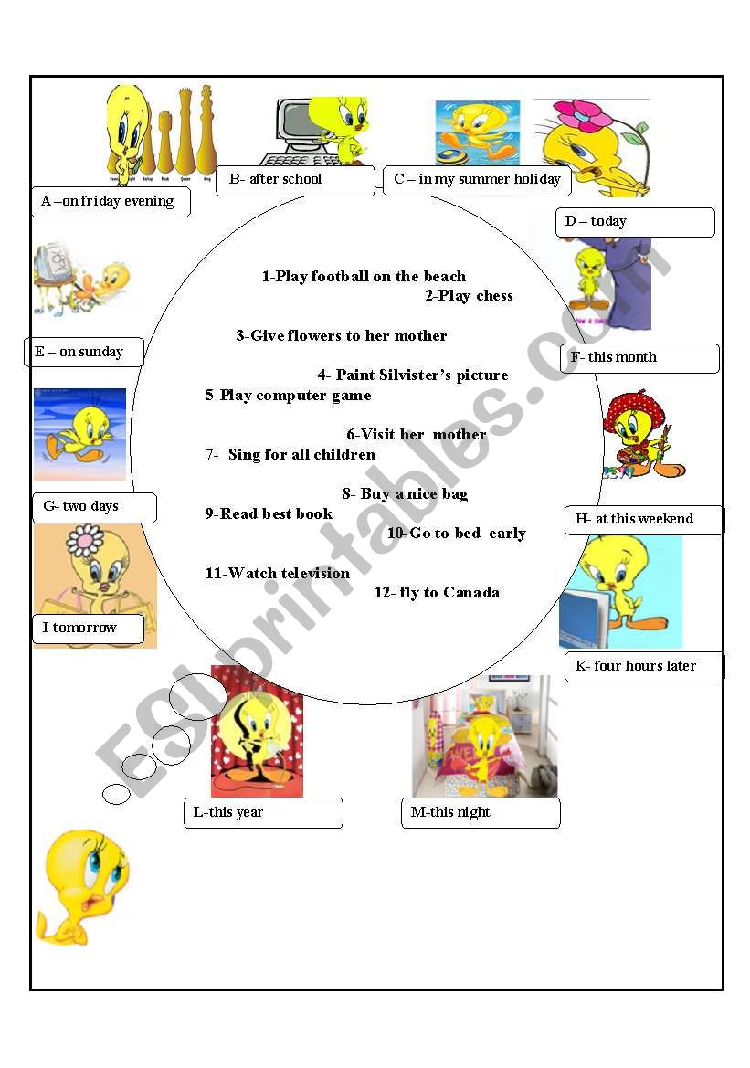 future tense worksheet