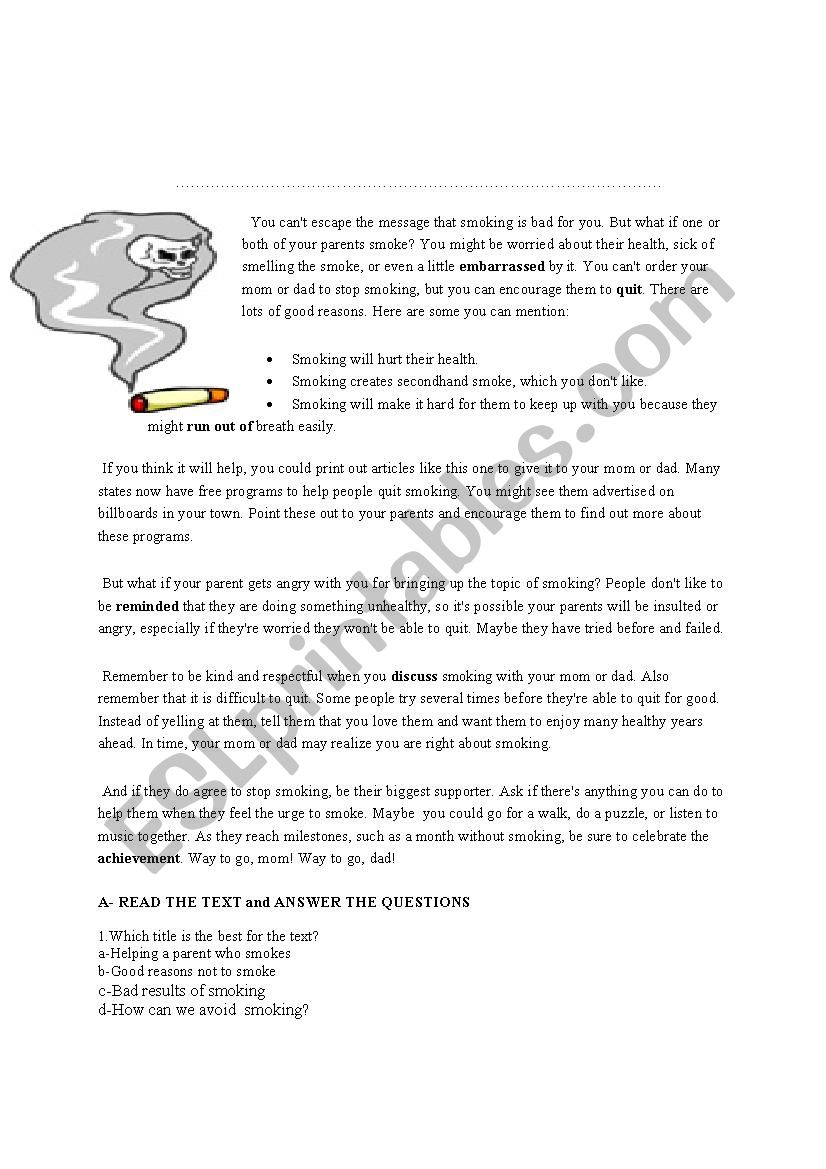 modal verbs and health matters