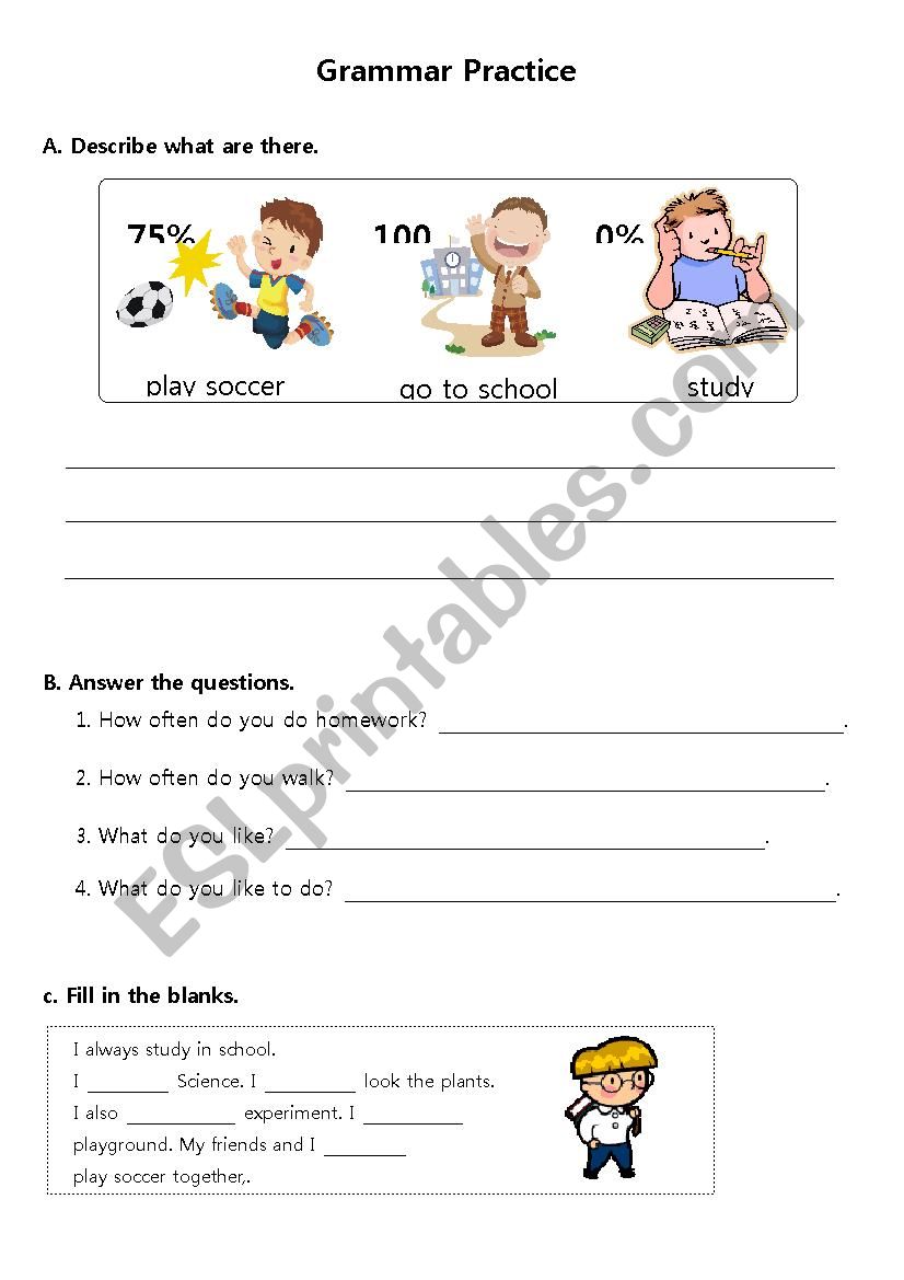 How often worksheet