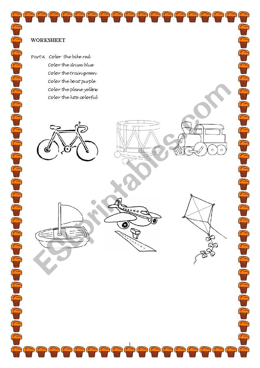 Toys  worksheet