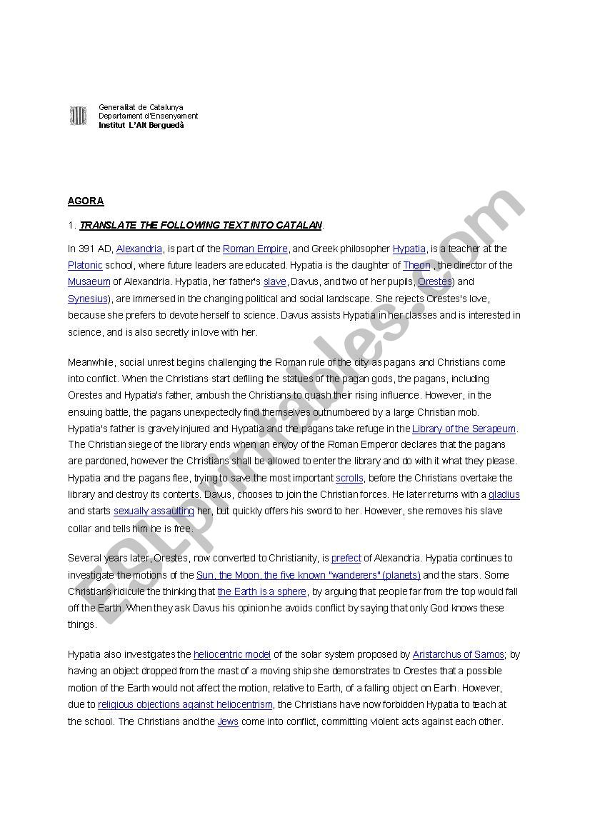 The Good Son Quiz worksheet