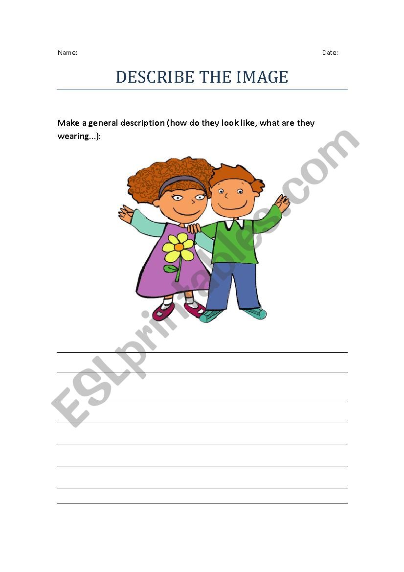 Description worksheet