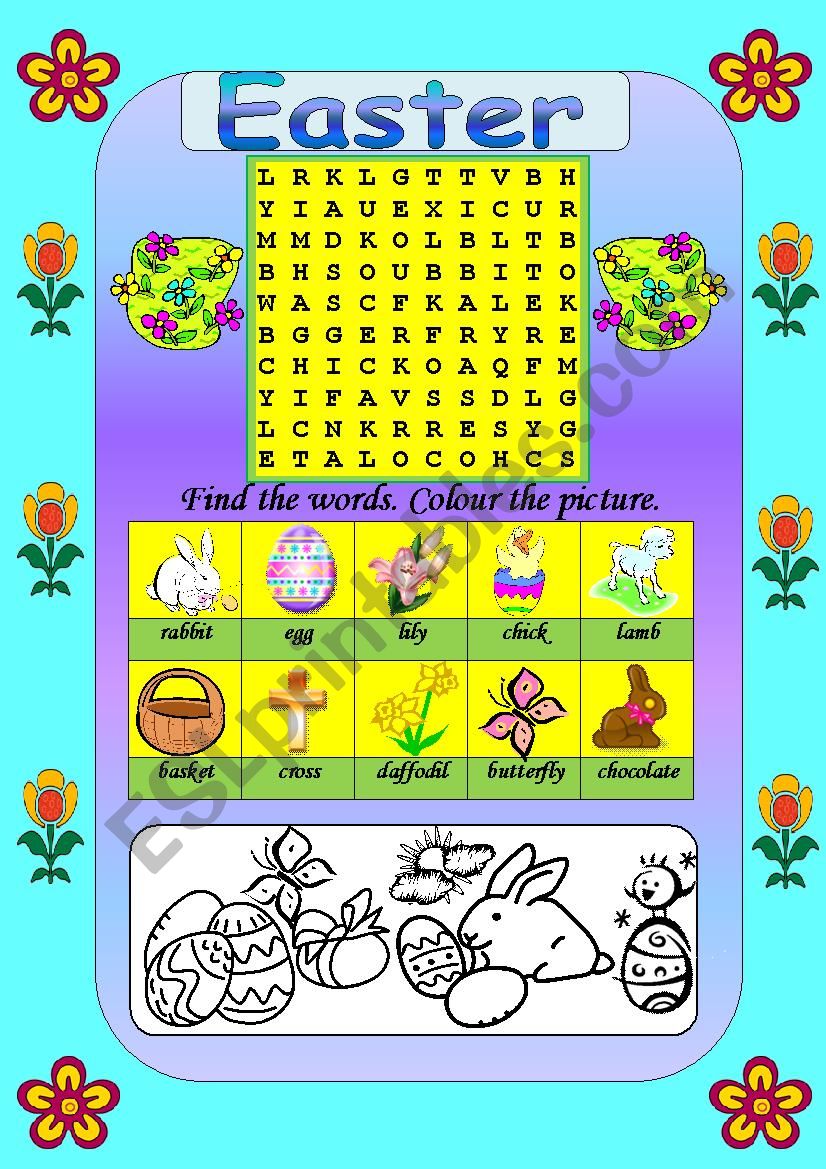 Easter worksheet worksheet