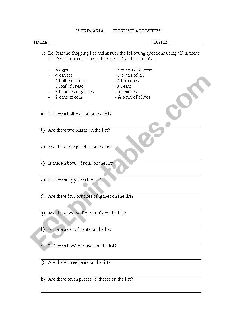 TERE IS/ARE SOME - THERE ISNÂ´T/ARENÂ´T ANY