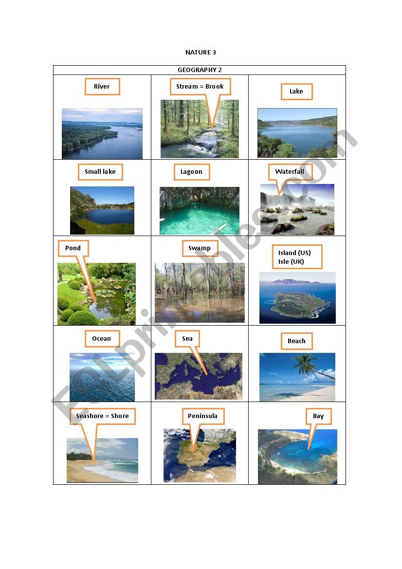 NATURE 3 worksheet