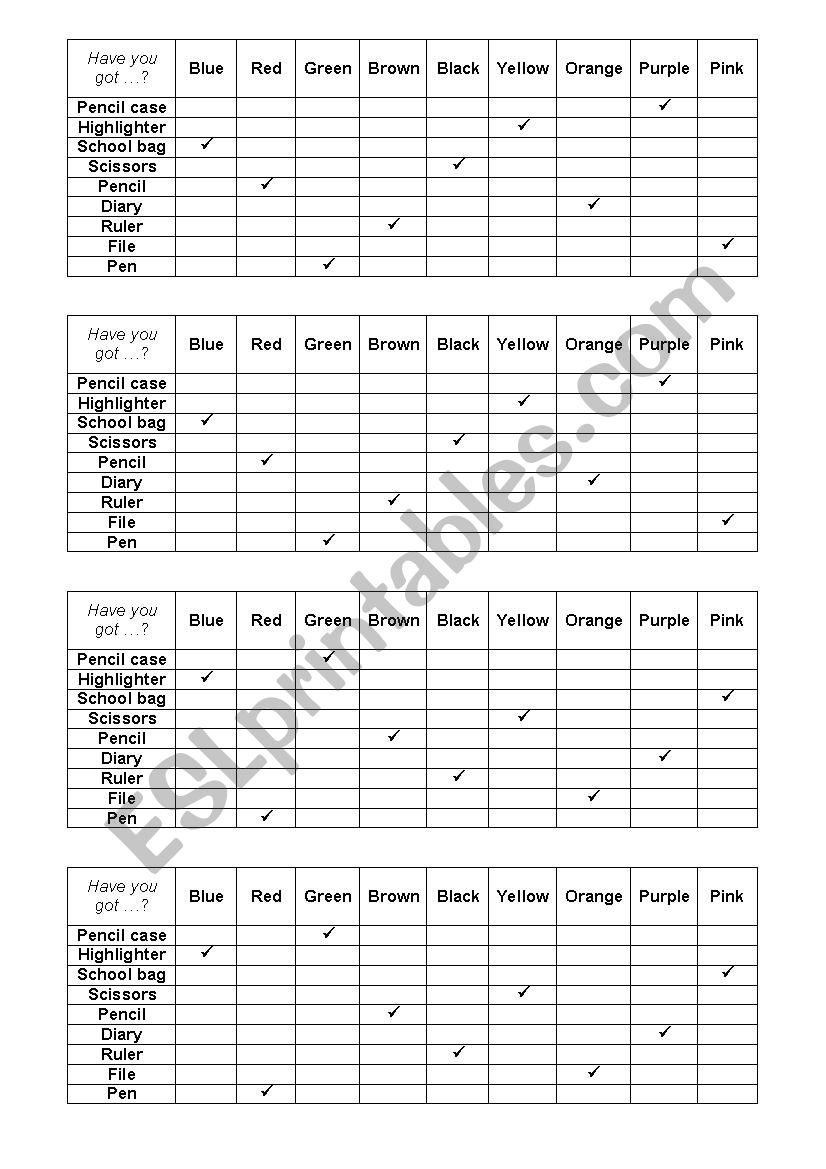 School things battleship worksheet