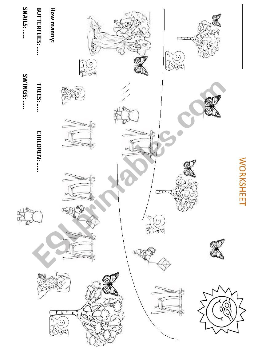 Park elements worksheet