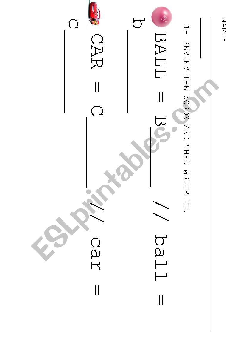 TOYS WORDS 2 worksheet