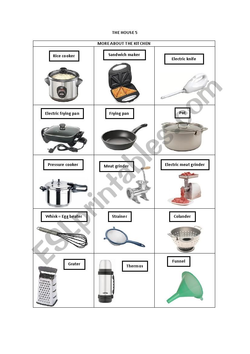 THE HOUSE 5 worksheet