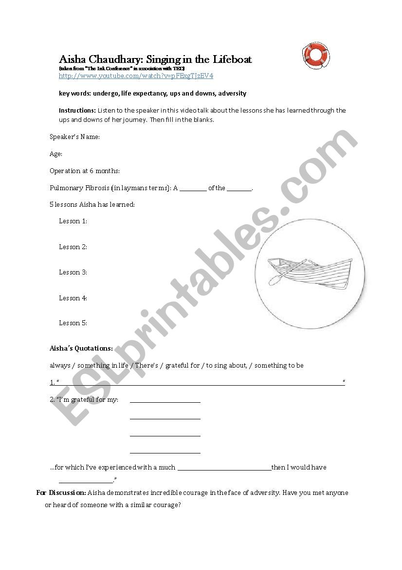 Aisha Chaudhary worksheet