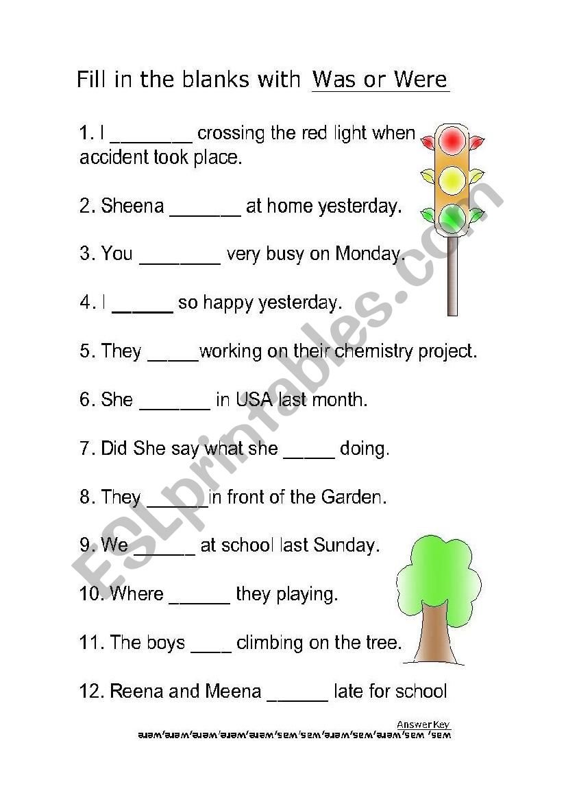 Past Time worksheet