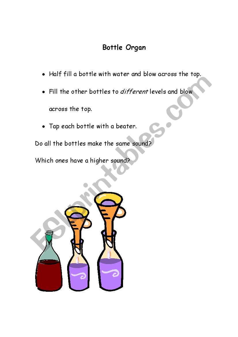 Sound Activity  worksheet