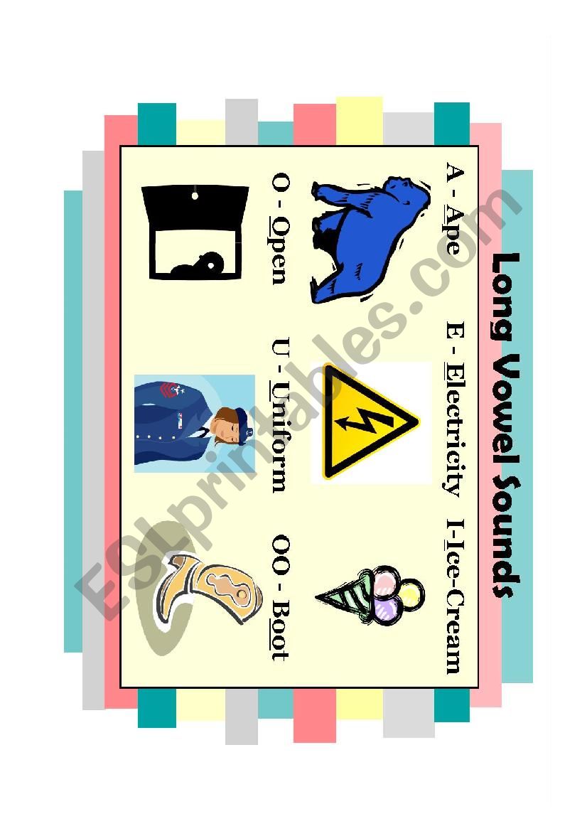 Long Vowel Sounds worksheet