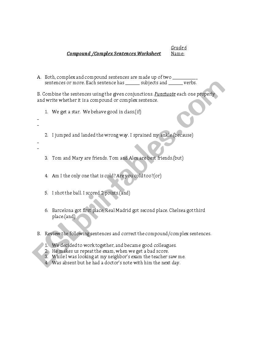 complex-and-compound-sentences-esl-worksheet-by-taadow-hotmail