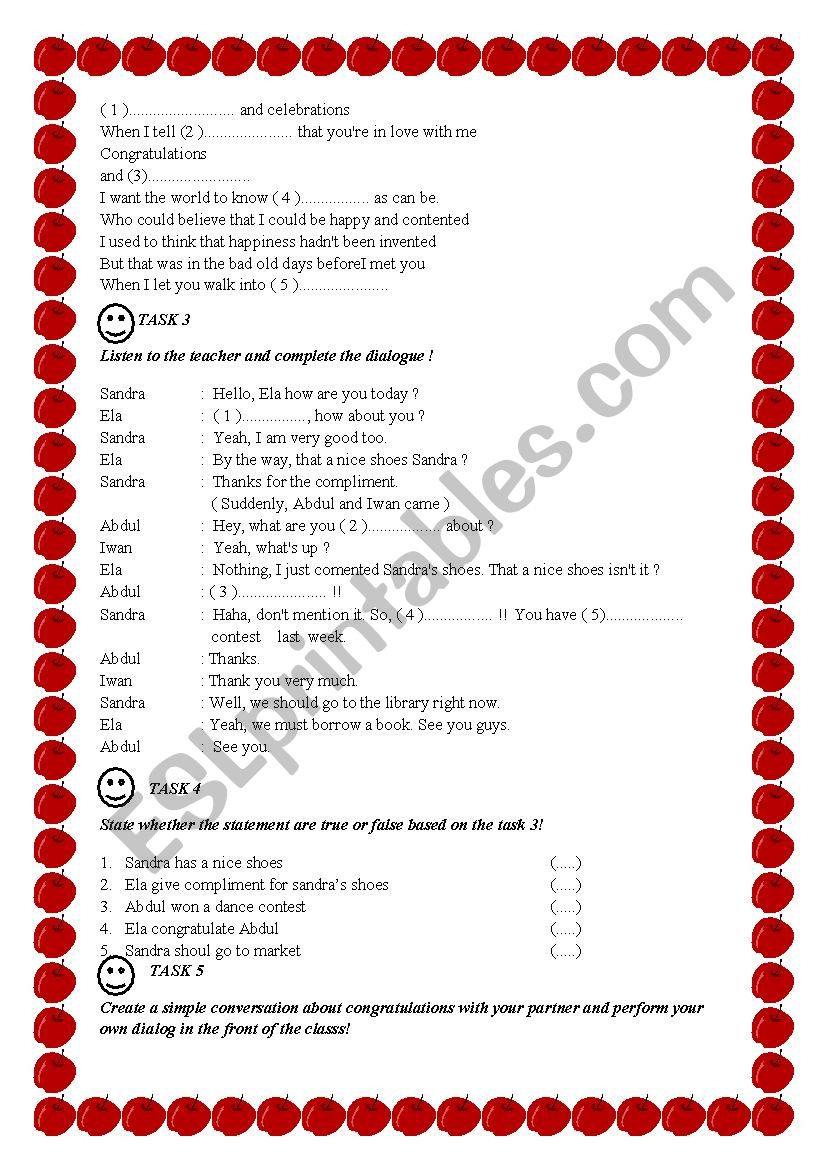 Worksheet Congratulation Worksheet Live Worksheets 52% OFF Worksheet Congratulation Worksheet Live Worksheets 52% OFF