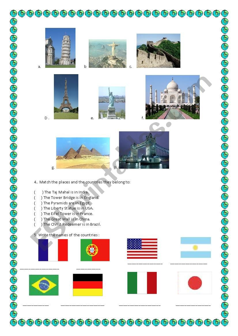 Countries, Nationalities and Flags