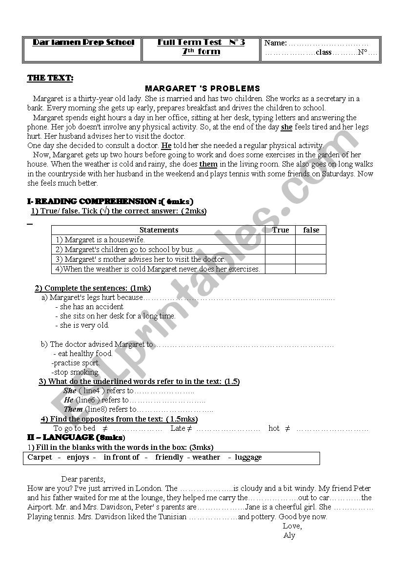 ull-term test 3 worksheet