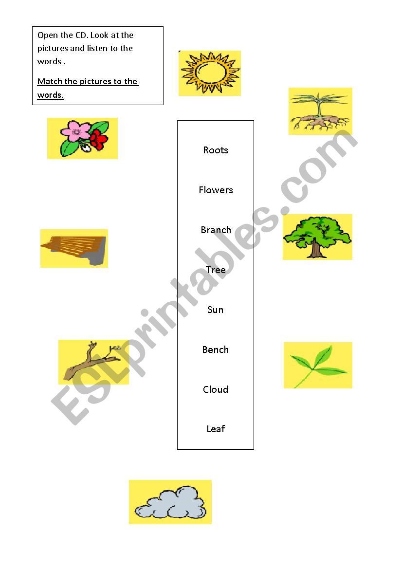 the garden worksheet