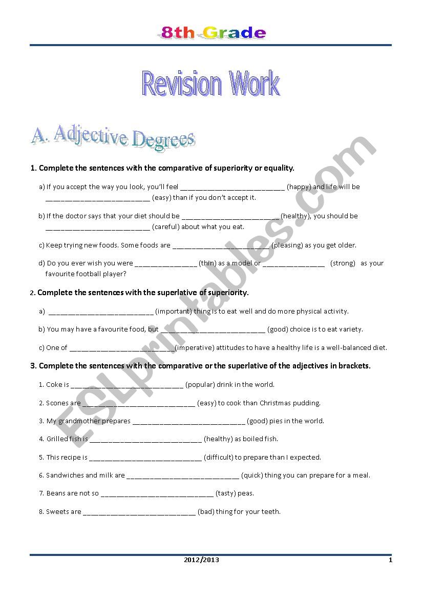 Modal Verbs and Adjective Degrees
