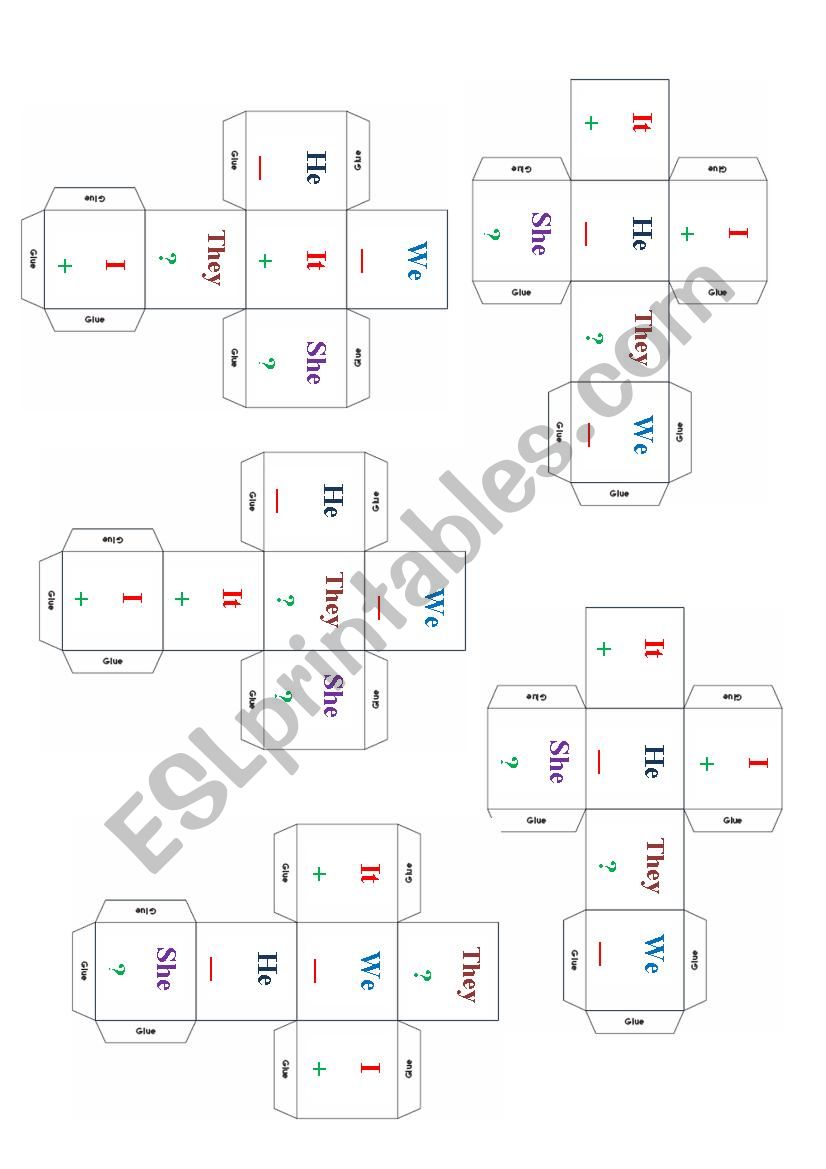 dice worksheet