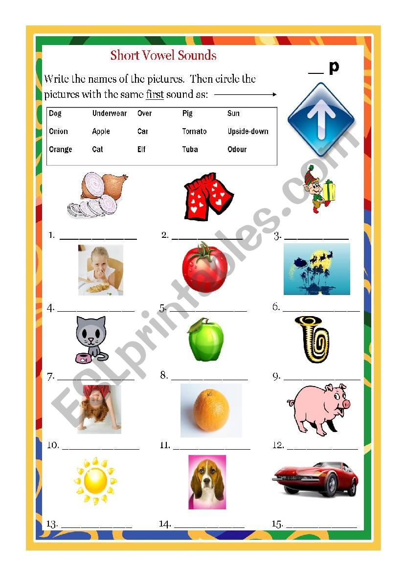 Short Vowel U - ESL worksheet by dutchboydvh