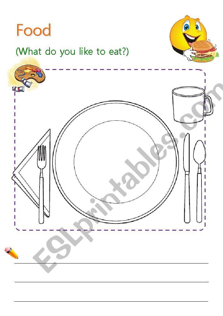 Favorite Food worksheet