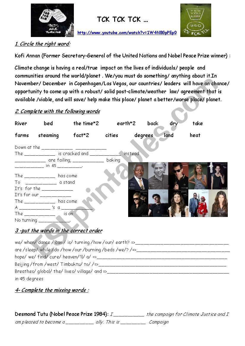 TCK campaign worksheet