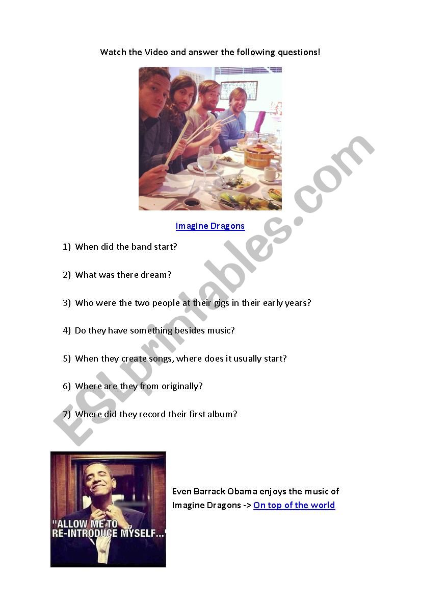 Imagine Dragons - ItÂ´s time (Part 2)