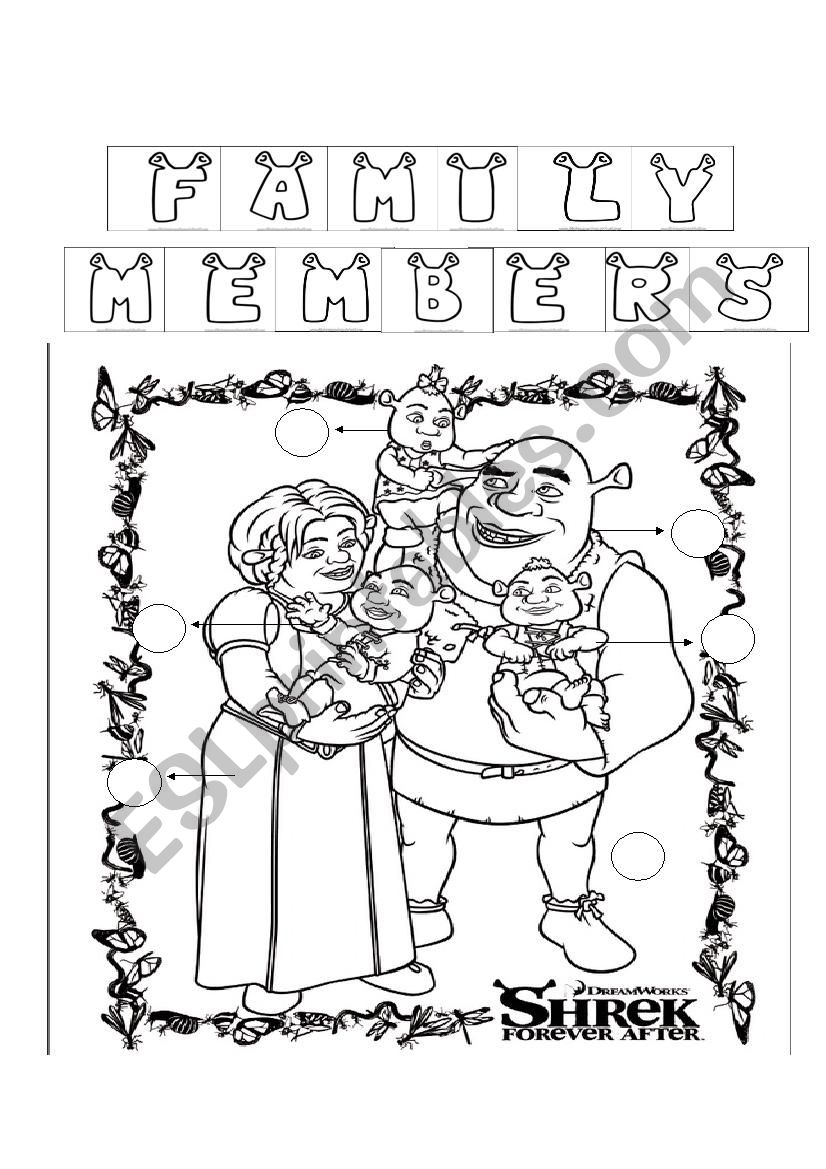 Sherks Family  worksheet