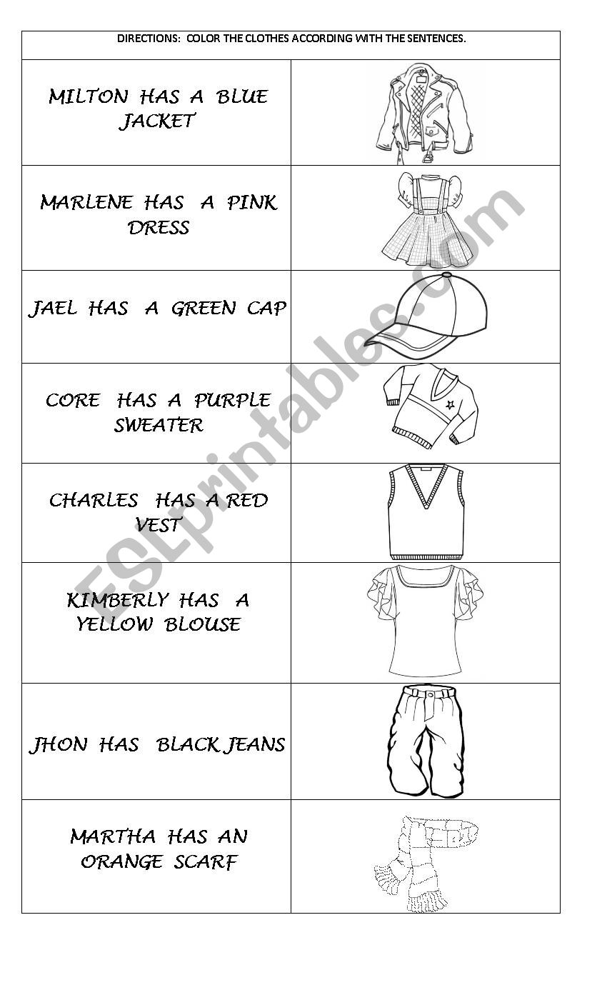 season of the year worksheet
