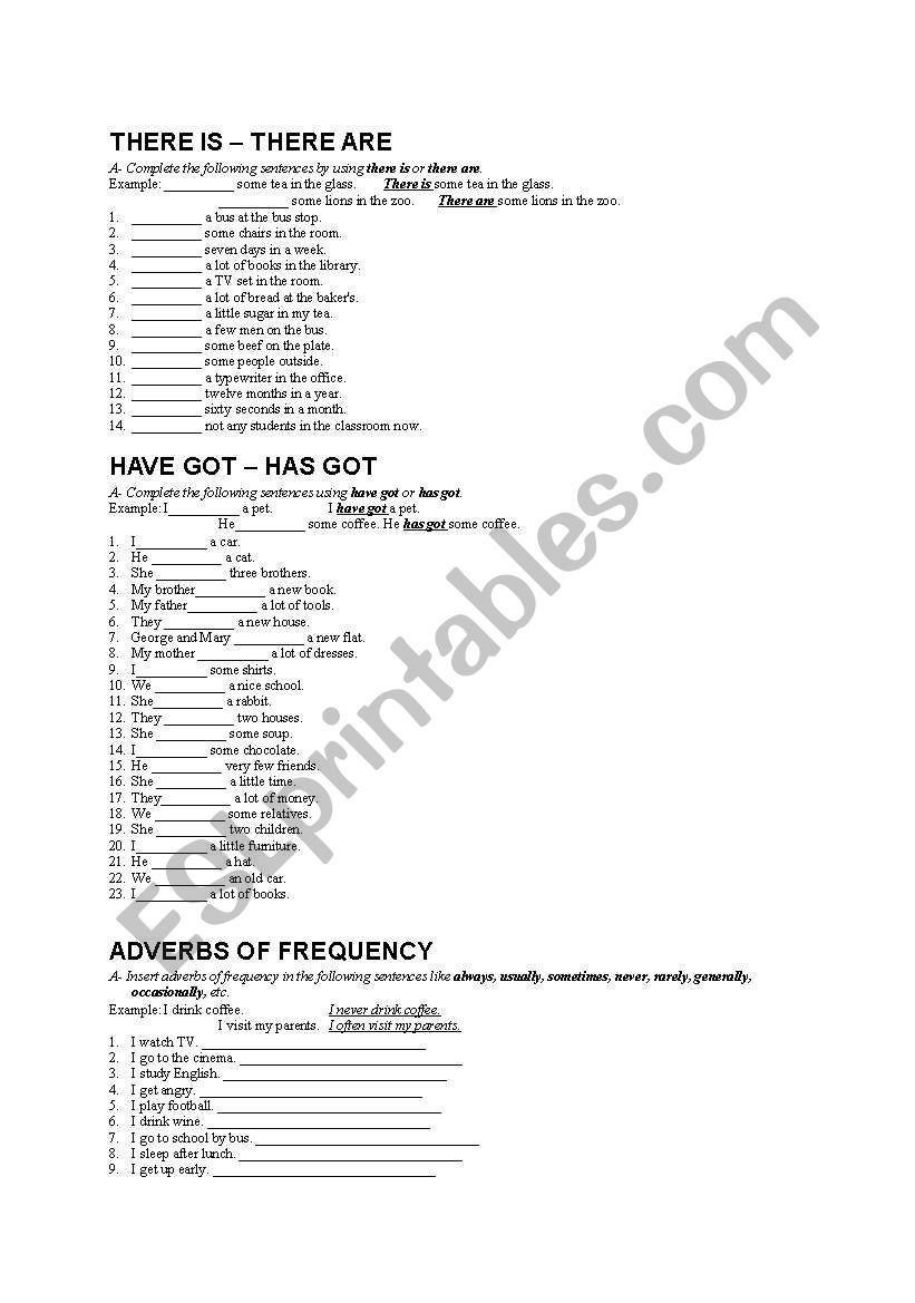 mixed worksheet worksheet