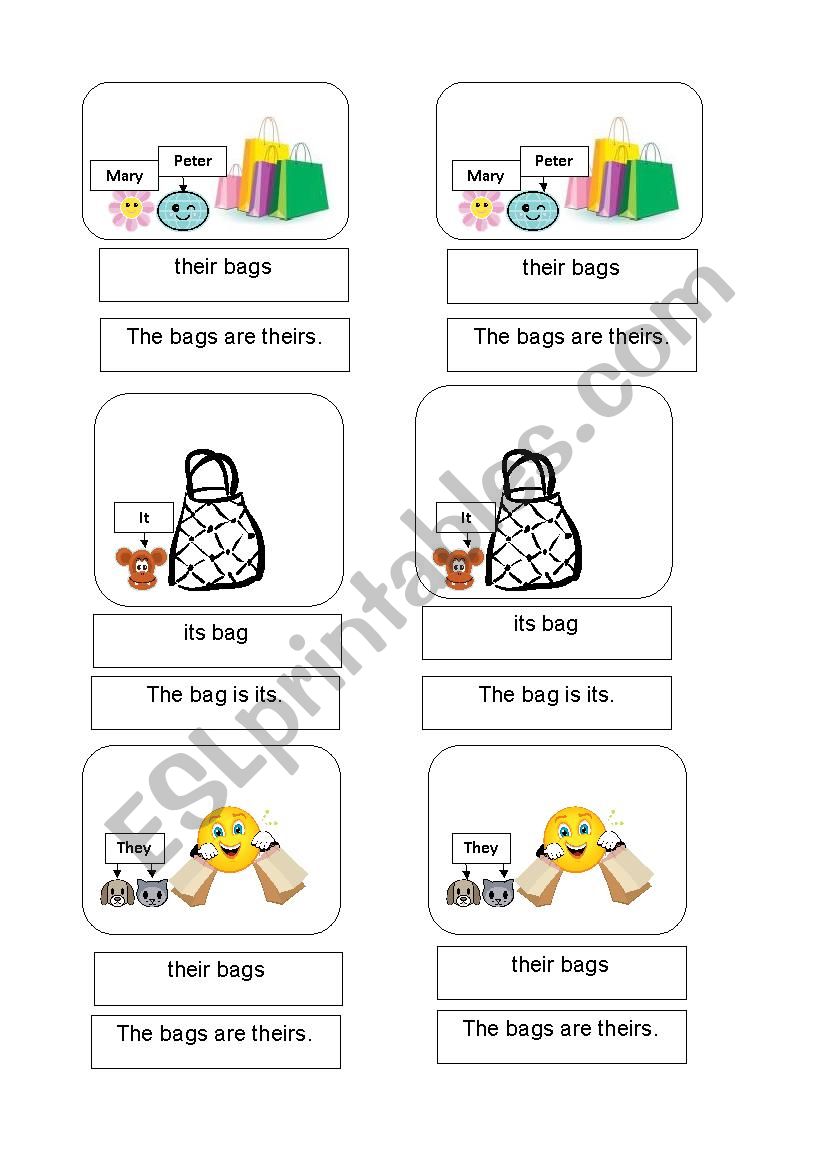 Possessives: its, theirs (PART 2 OF 2)