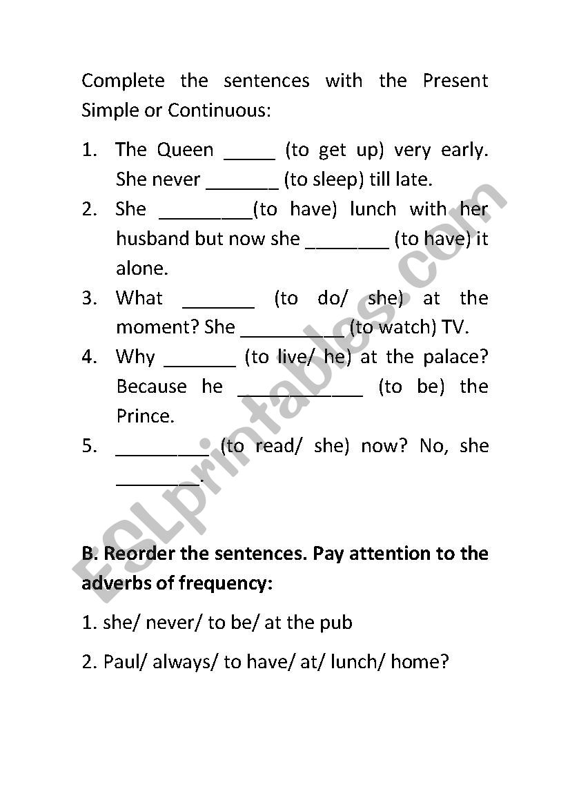 grammar worksheet worksheet