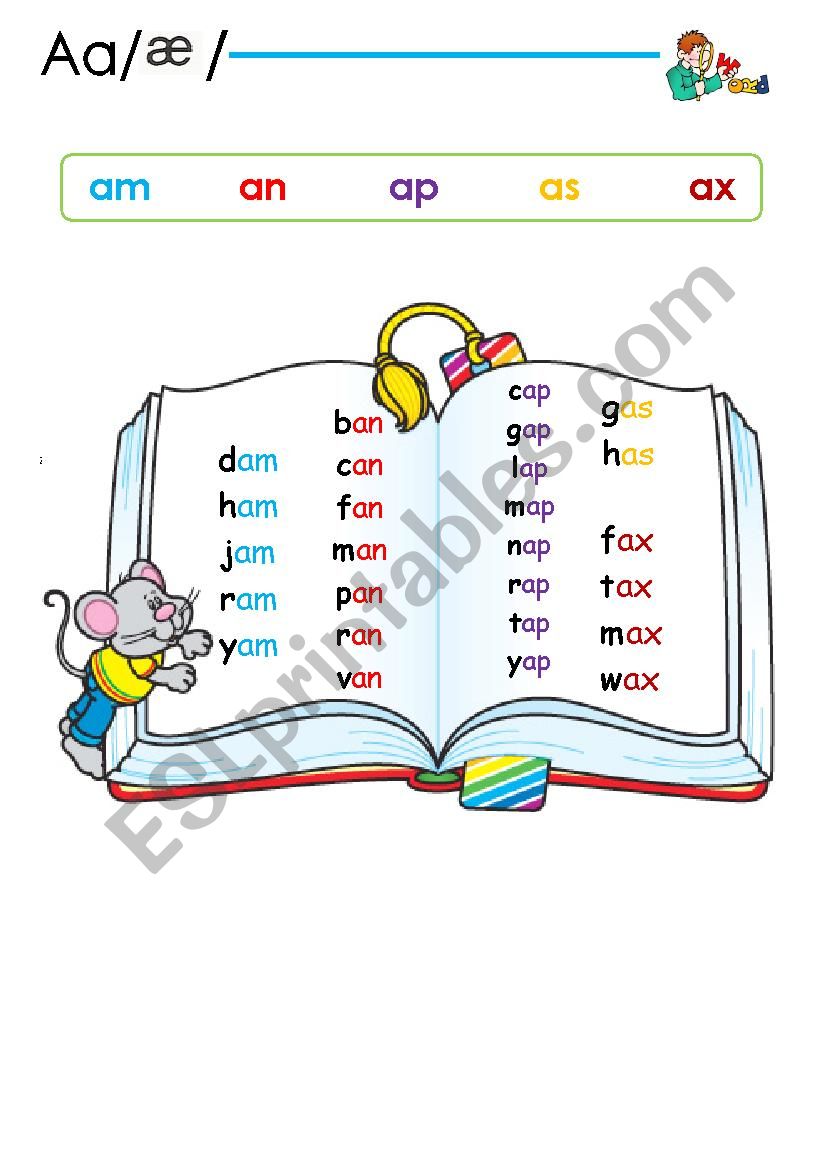 letter Aa worksheet