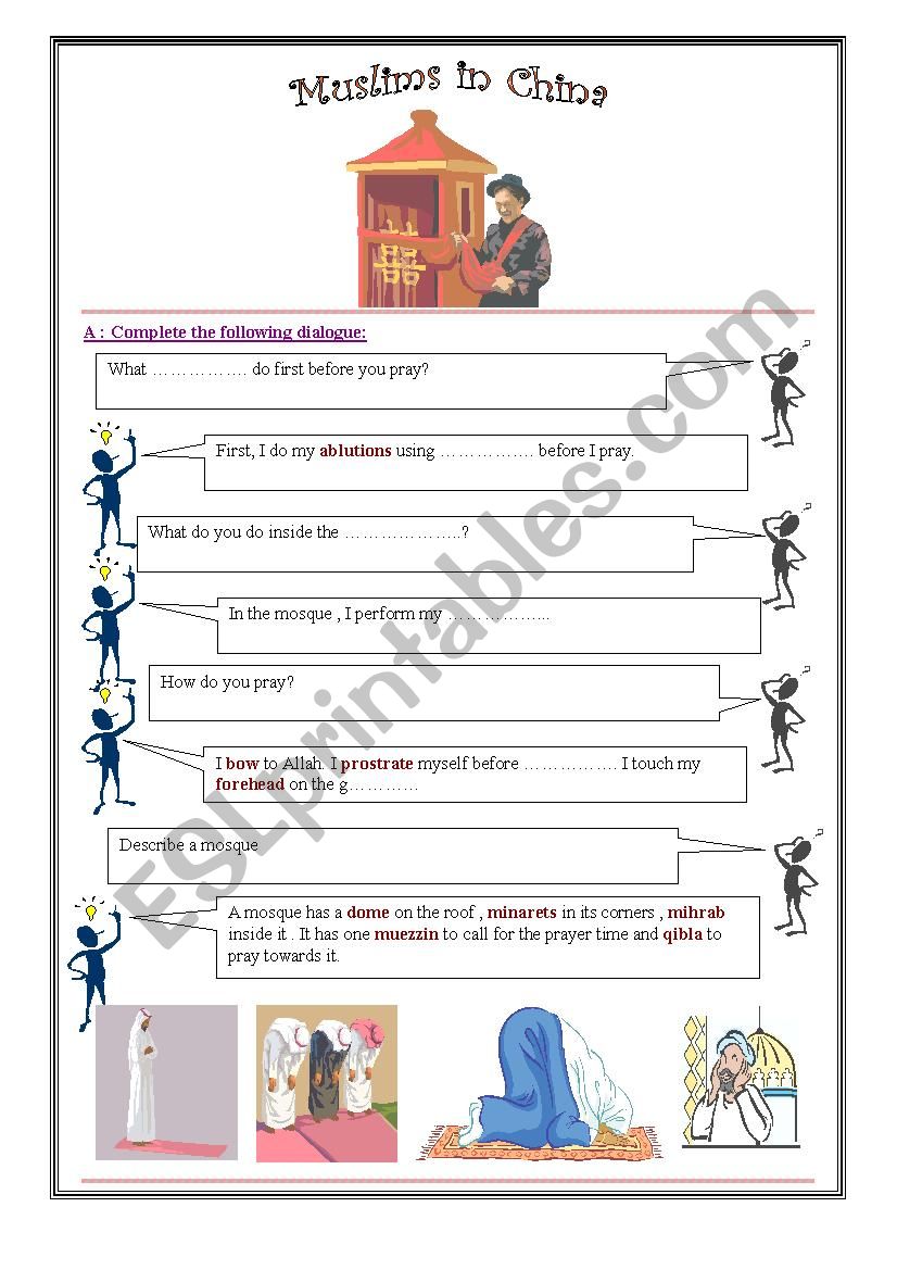 food worksheet