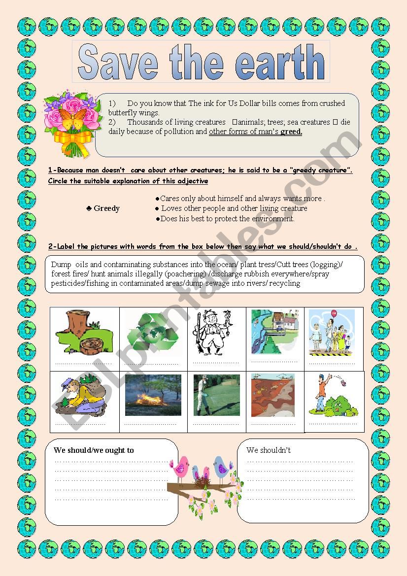 save the earth part 1 module 3 lesson 4 9th graders