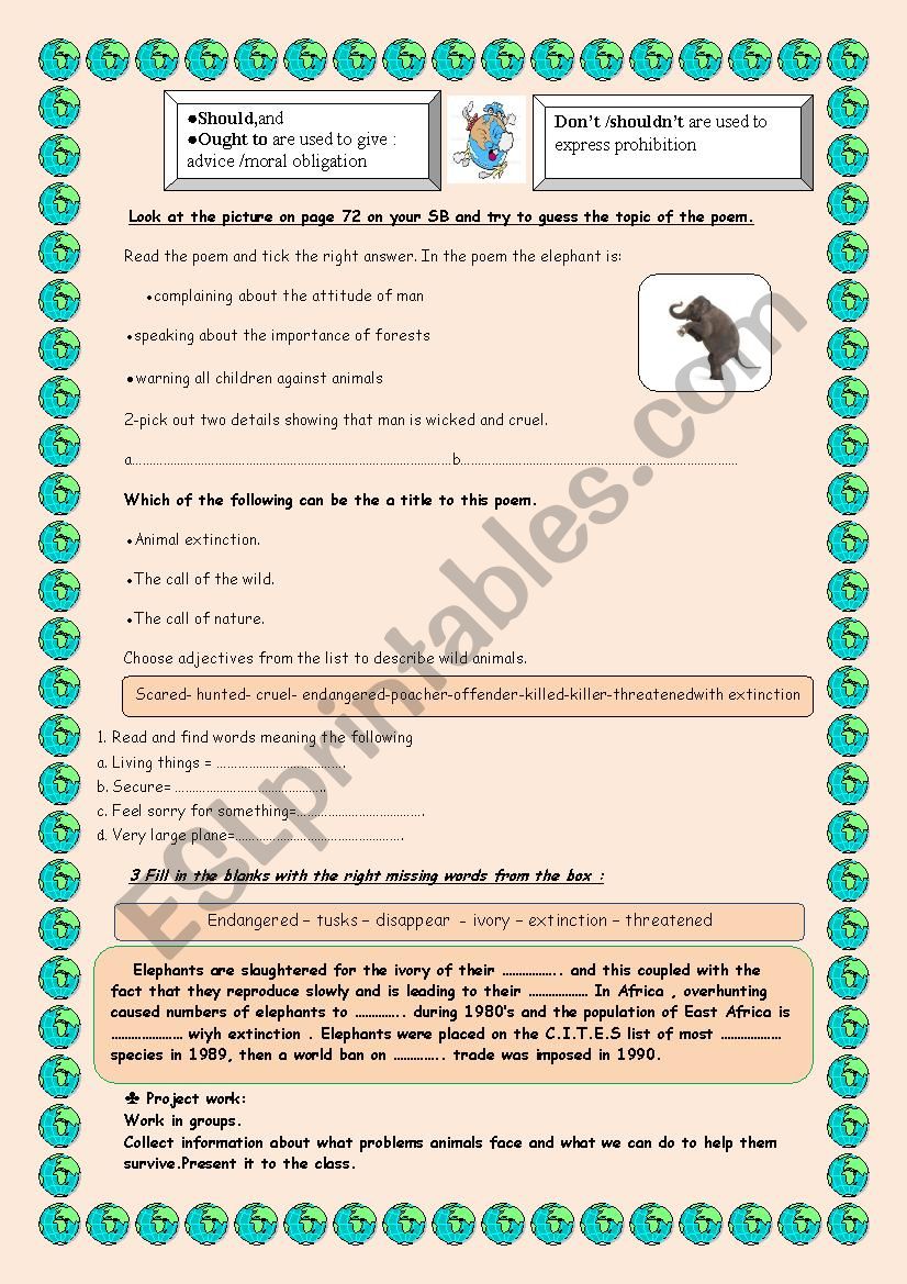 Save the erath part 2 lesson 4 module 3