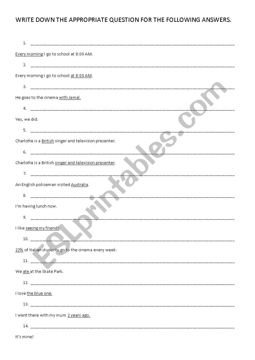 writing questions_simple present_present continuous_simple past