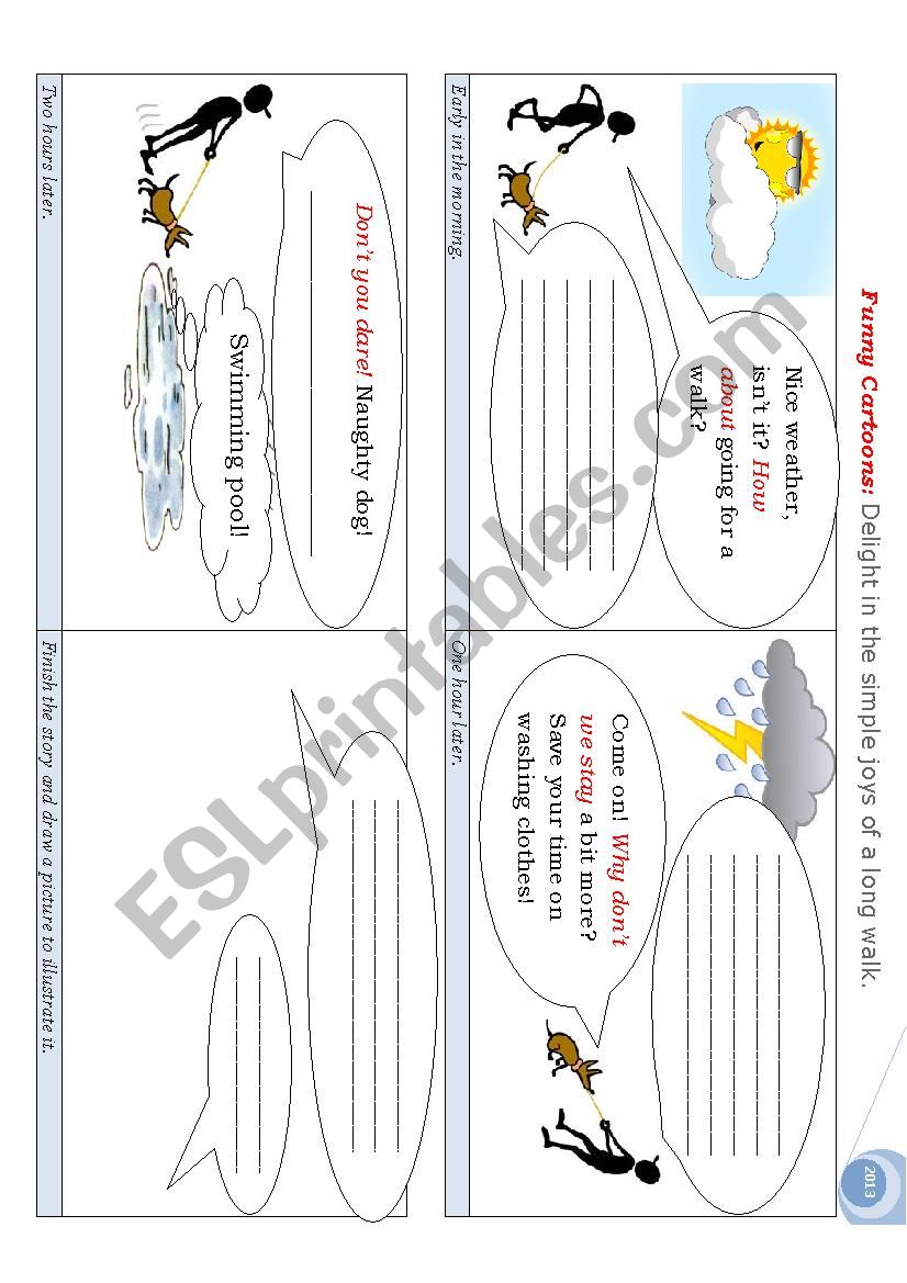 Speech Patterns in Comics. worksheet