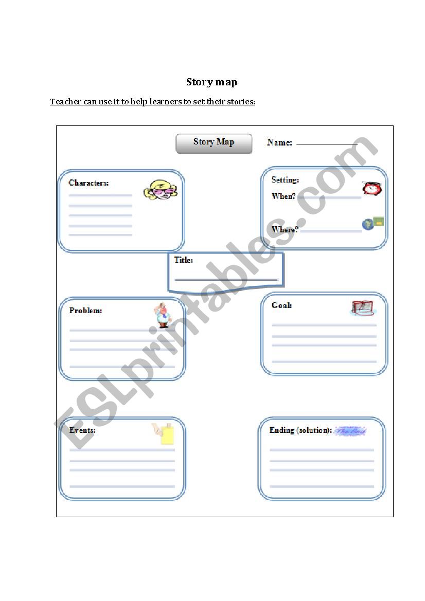 story map worksheet