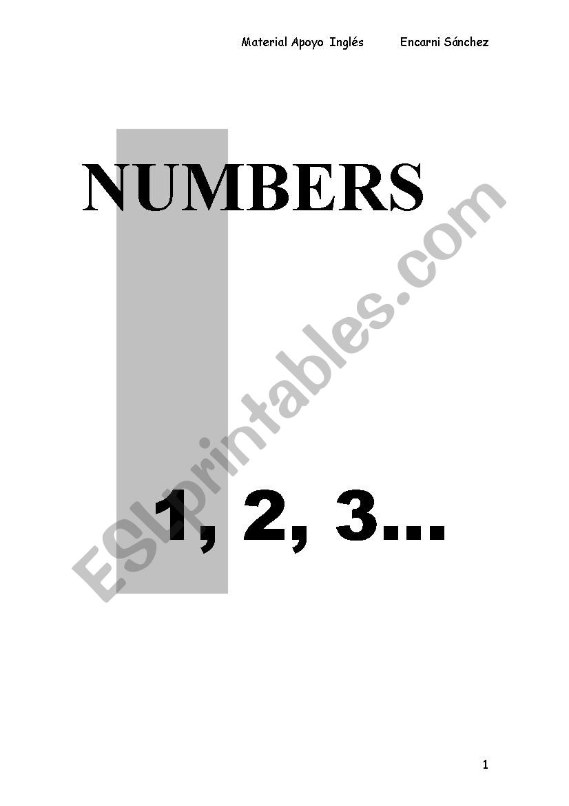 ordinal and cardinal numbers worksheet