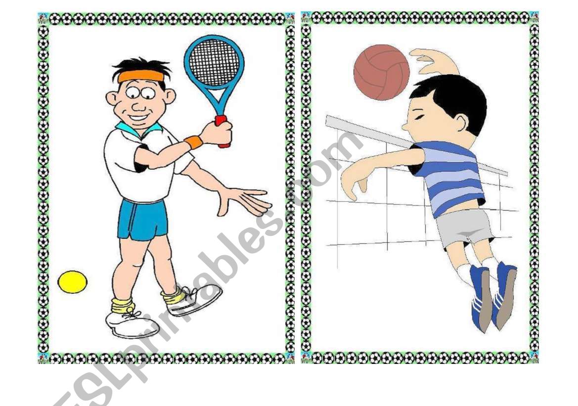 Sports - flashcards - part III